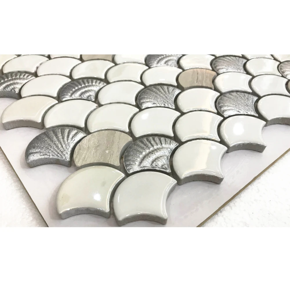 Glossy Ceramic Mould Mosaic Tile For Exterior Wall Decoration Ceramic Mosaico