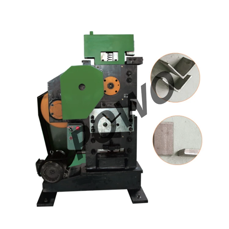 Electric Hydraulic H-beam Punching Iron Metal Sheet Steel Anglerebar Cutting Machine/Angle steel shearing machine