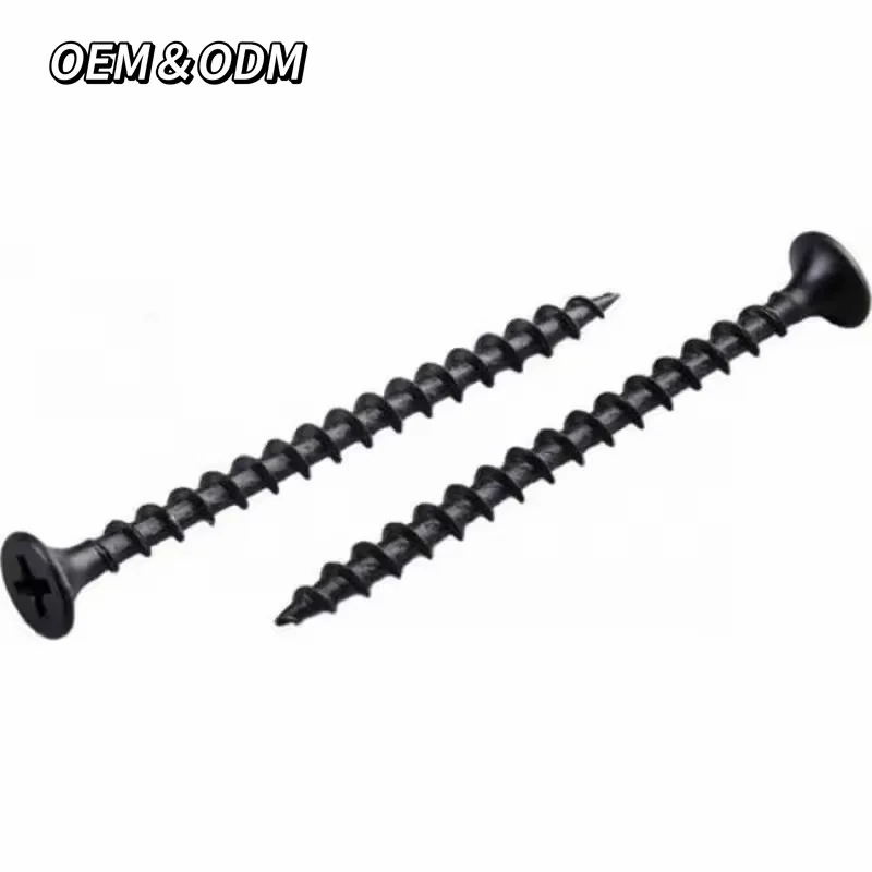 Cheap Furniture Screw Drywall Black Oxide Drywall Screws Schraube Vis Parafuso Vite Gypsum Screw For Drywall