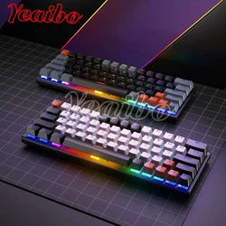 transparent retro macro pc switches switches rgb switch tablet rainbow backlit for win ios gaming gamers mechanical keyboard