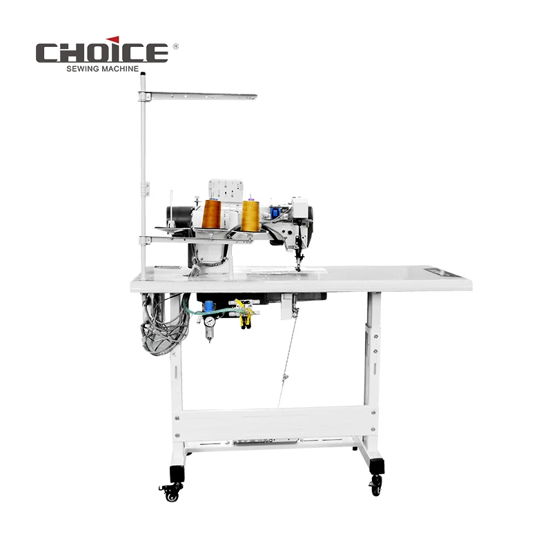 GC8752-AP Industrial Double Needle Automatic Reset Double Trimmer Big Hook Lockstitch Sewing Machine