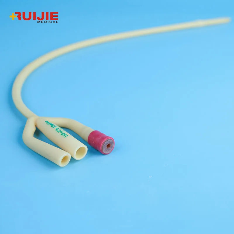 Silicone Coated Two -Way Foley Catheter
