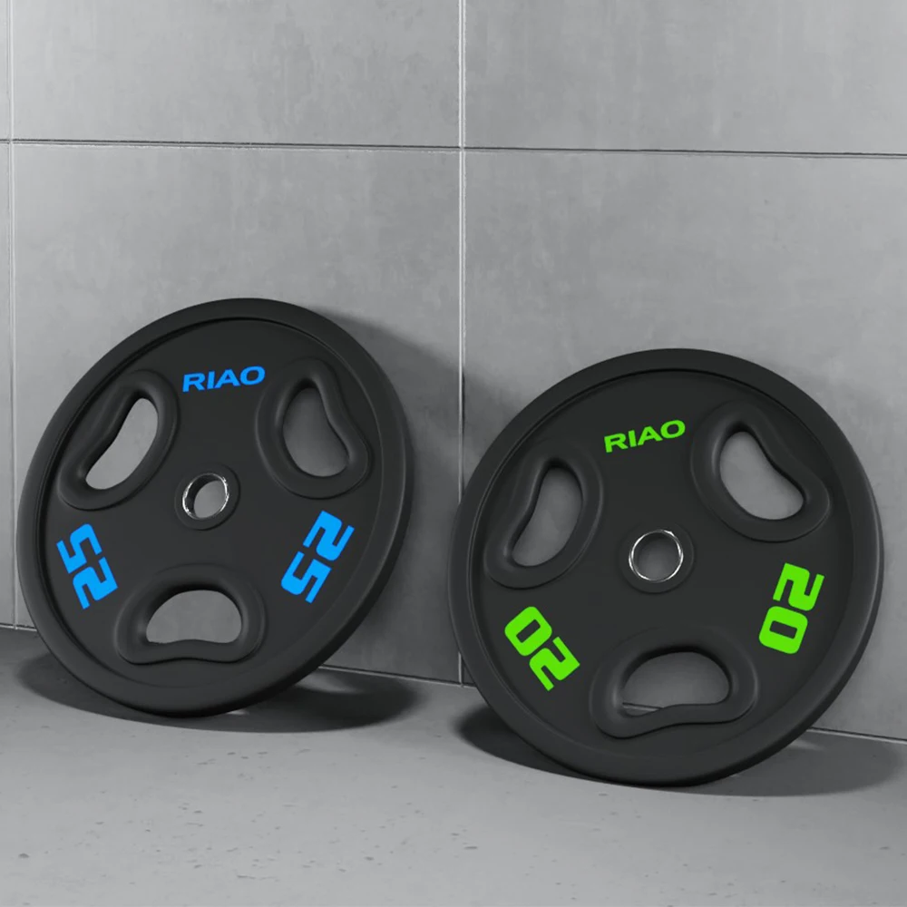 Weight Lifting Bumper Plates Gym Equipment Quality Fitness Exercise CPU Urethane Weight Bumper Plates Barbell Discs