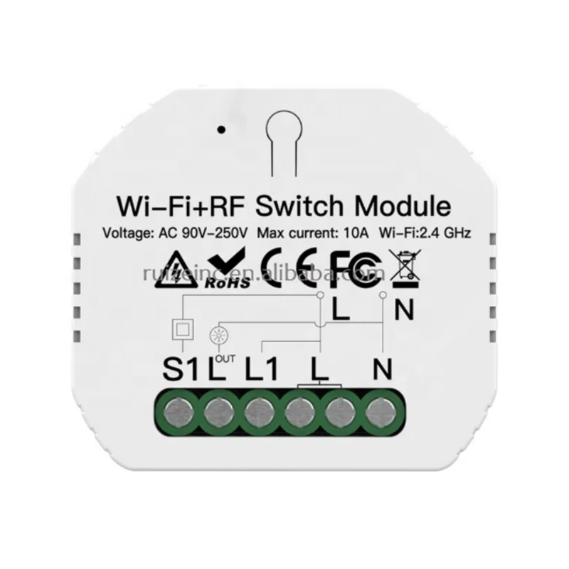 Zigbee RF 3 0 1 канал умный выключатель света беспроводной триггерный релейный модуль Zero