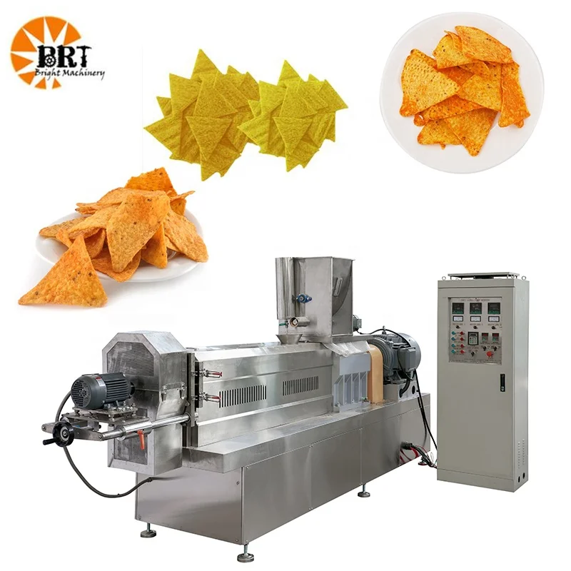 fried corn tortilla nacho chip making machine line tortilla chips manufacturing machines automatic fried snack production line