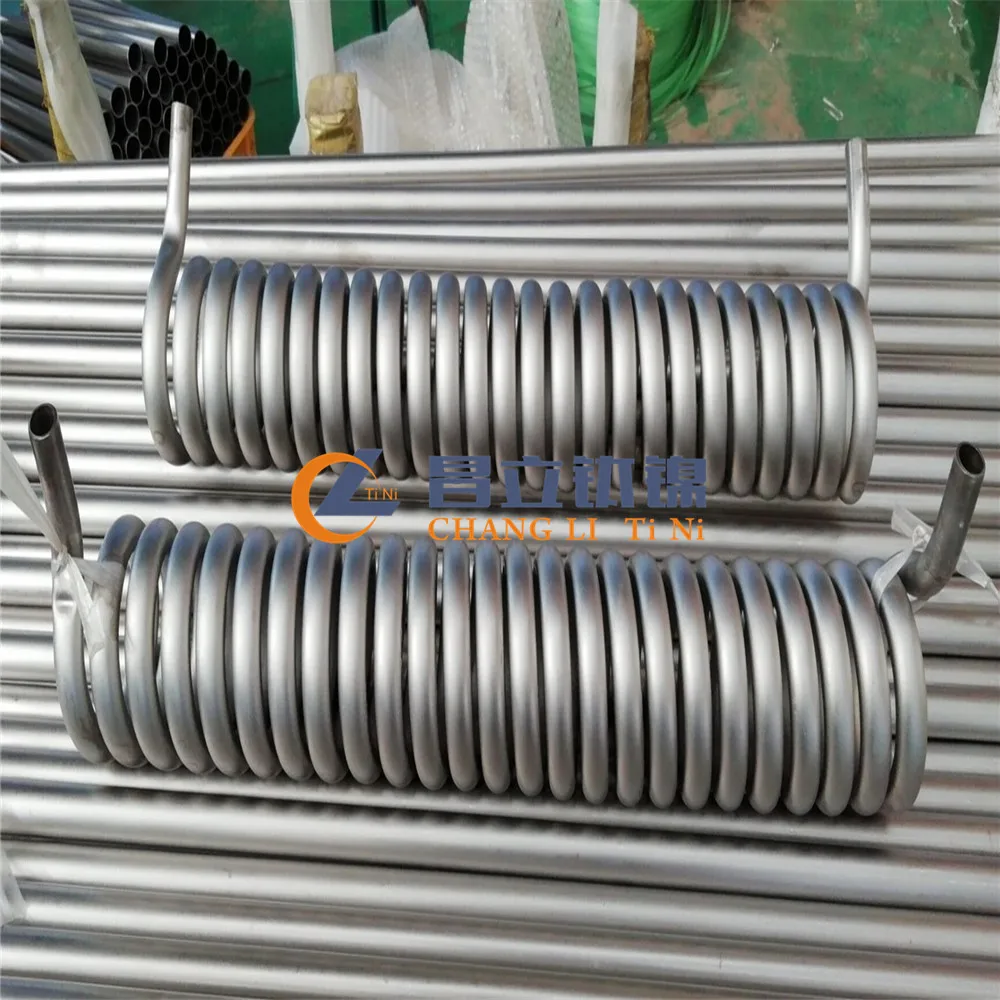 pure titanium coil pipe price