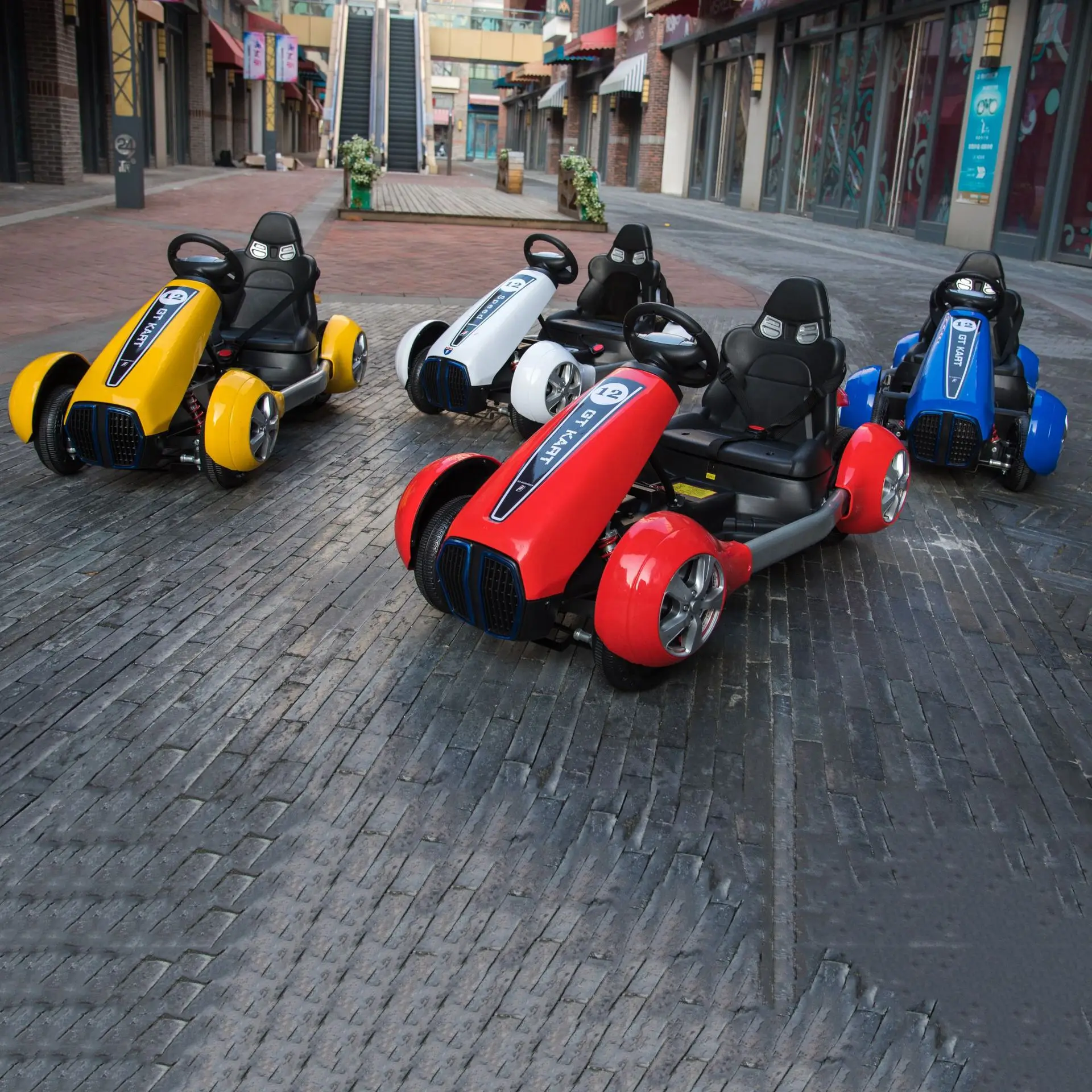 New Popular Go Karts For Kids 8-14 Self-Resetting cheap buy ride on toy electric karting go cross buggy kart with 4 wheel drive