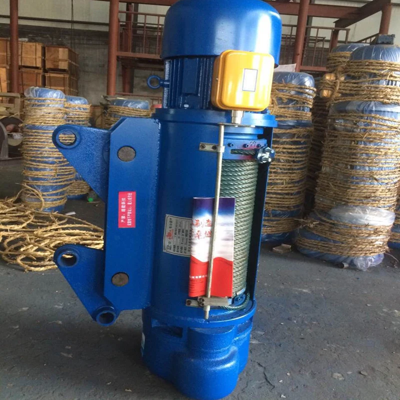 High Quality Electric Winch Wire Rope Hoist 1ton Electric Wire Rope Pulling Hoist