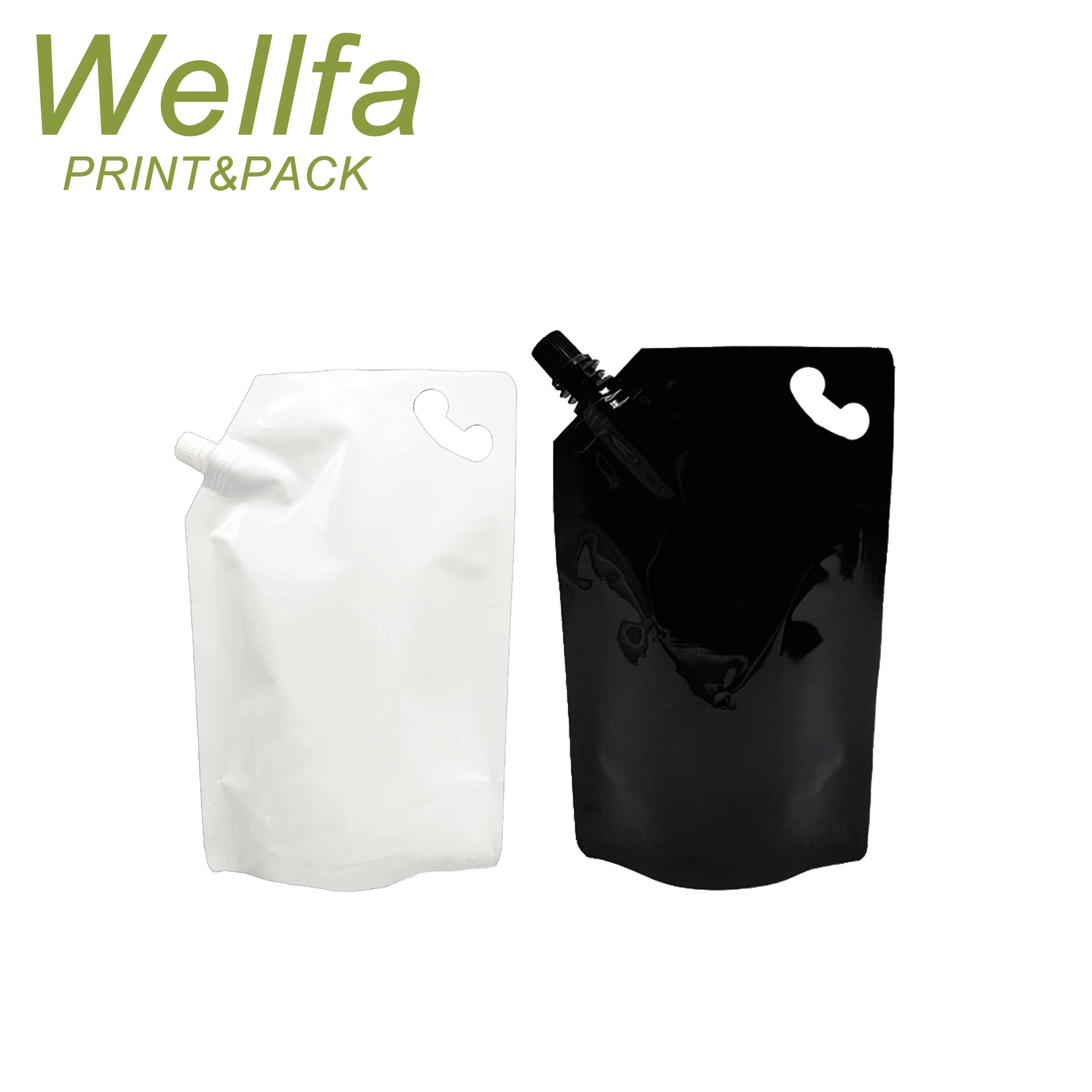 Refillable Liquid Stand up Pouch with Spout for Washing Detergent Liquid Packaging