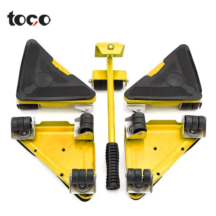 TOCO System Mover Lifter Wheel Sliders Transport Set Heavy Furniture Moving Tool