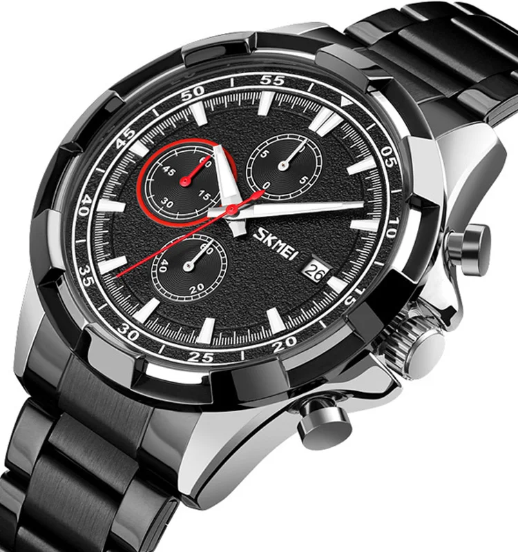 Брендовые модные мужские часы skmei 9192 с логотипом под заказ, хит продаж, водонепроницаемые кварцевые часы, мужские часы из нержавеющей стали