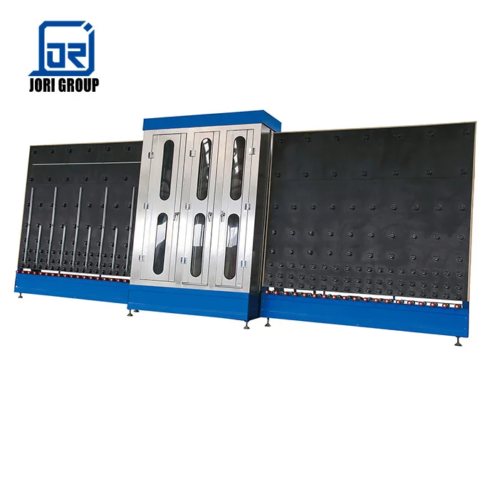 Vertical double glazing industrial flat glass washing machine