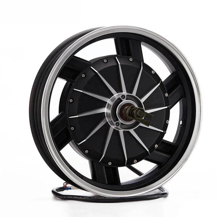 YM MOTOR 16 Inch 2000W 72V High Efficiency Brushless Electric Bike Motorcycle Wheel Hub Motor