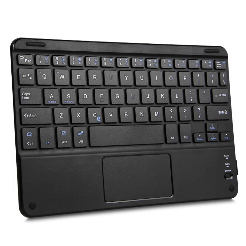 
10inch Universal Mini Slim Wireless Keyboard Ultra-thin Mouse Touch BT Keyboard With Touchpad 