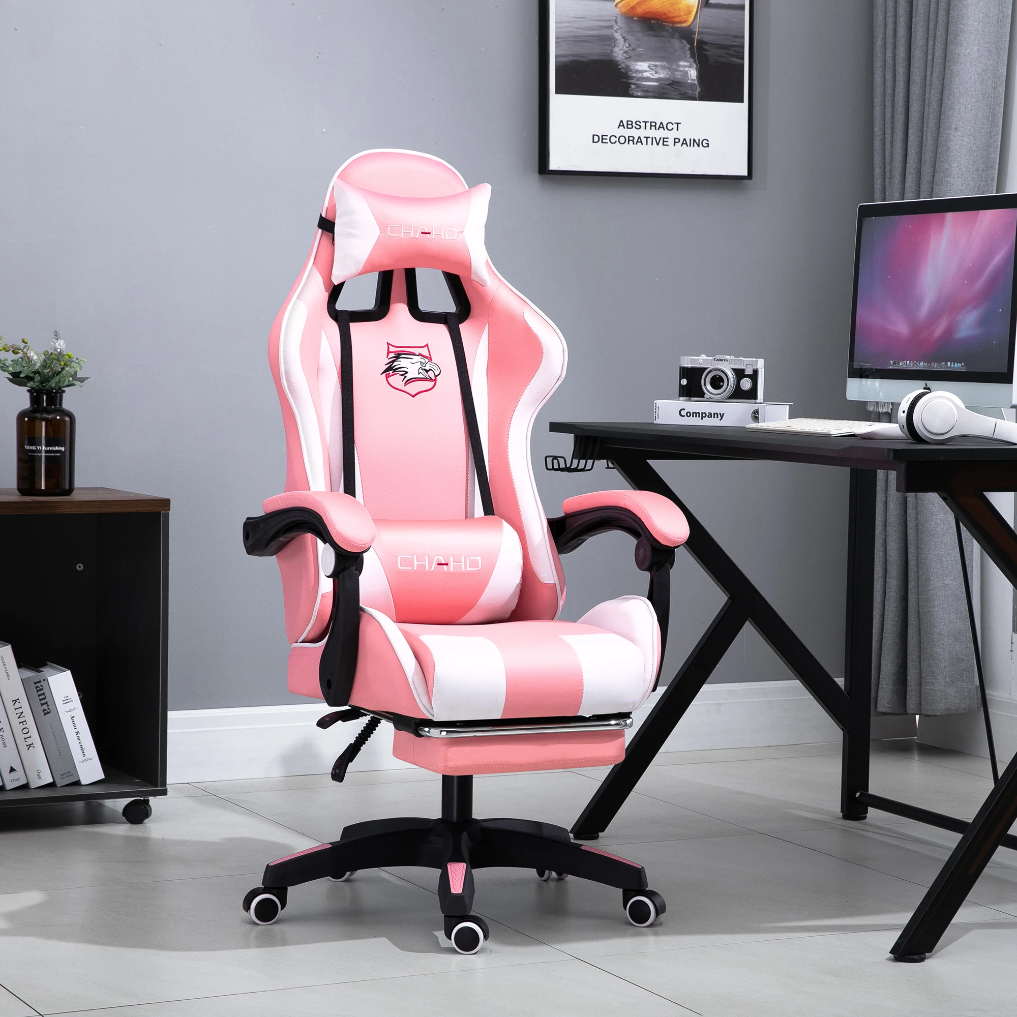 gaming chair computer home office red scorpion pc racing game modern luxury high quality chairs cheapest with optional footrest