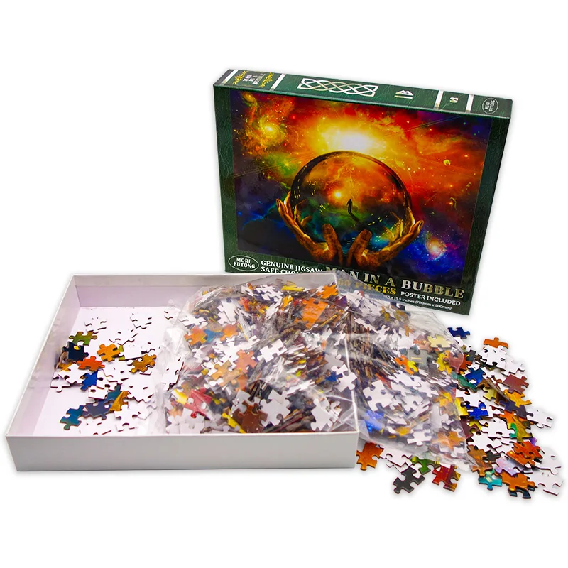 Sft Free Sample Private Label 1000 Piece Puzzle Custom Jigsaw Puzzles Manufacturers From China