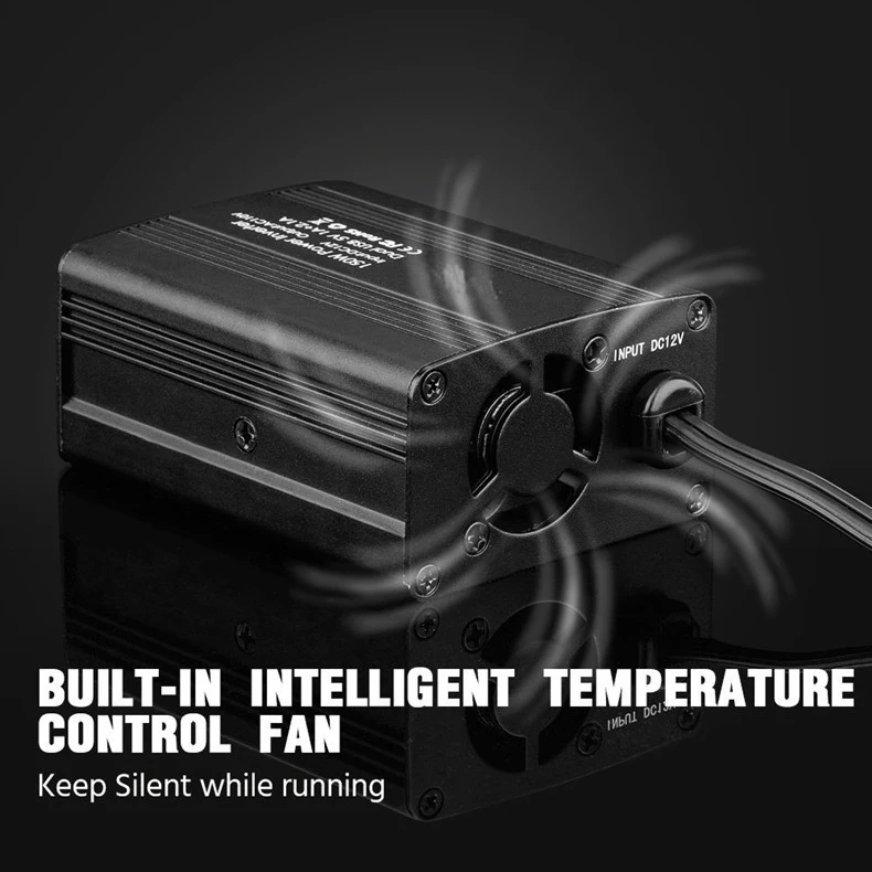 Shenpu 300W Пик Чистая синусоида Инвертор 12V DC до 120V AC автомобильный инвертор