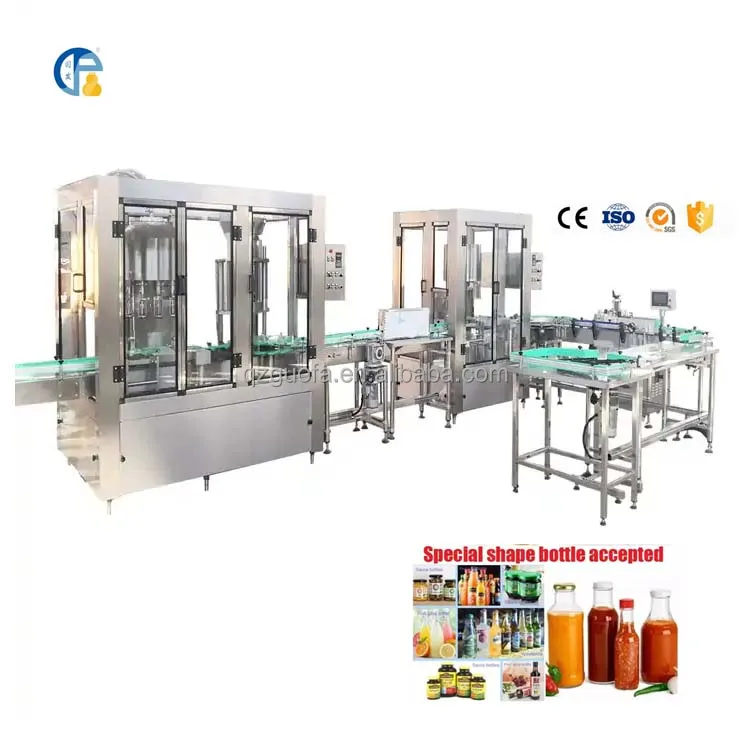 Auto champagne sparking spirit wine filling line automatic wine filling and corking monoblock machine