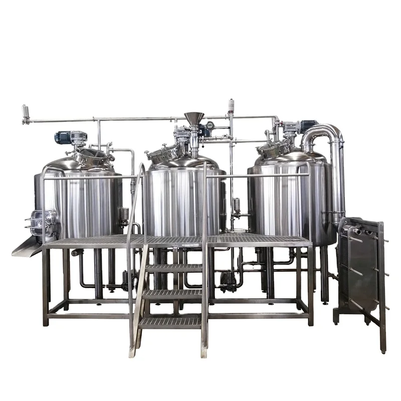 Rainbow  2/3/4 vessels mini brewery equipment 5HL brewhouse 500l mash tank