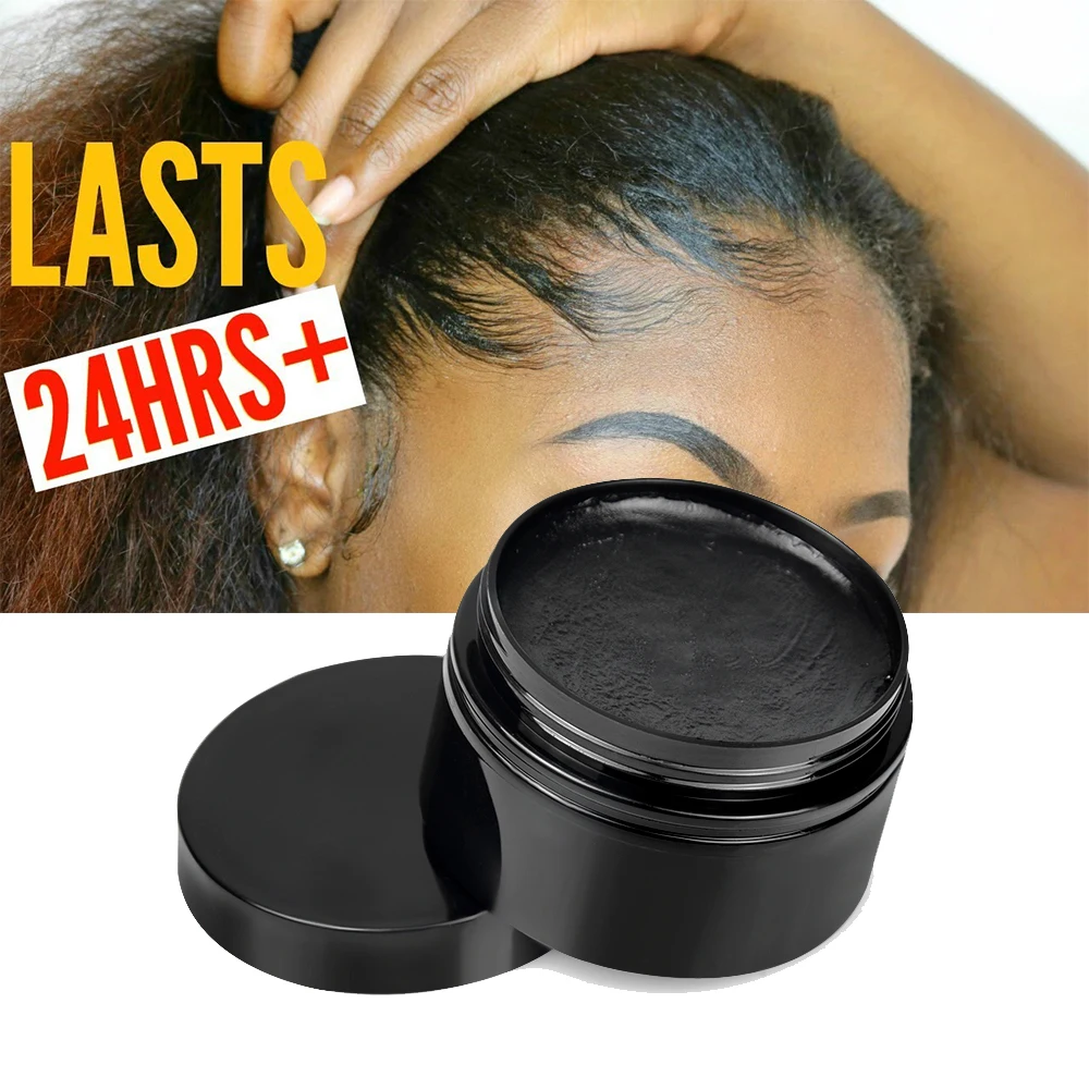 3 DAYS USA delivery customized private label instant hair shine jam edge control tamer braid hair gel wax no flake