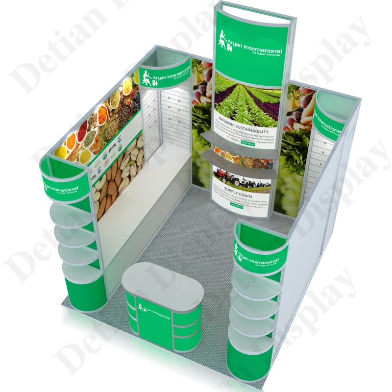 Прочный товары многоразовые выставочный стенд простой элегантный дизайн гарантия качества ультра-низкая