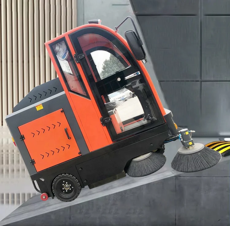 Ride on Road Floor Sweeper Street Cleaner Industrial Vacuum Sweeper Machine Asphalt Brush Sweeper