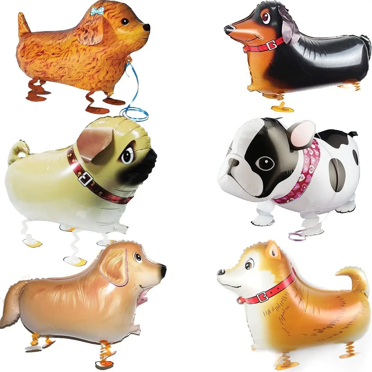 Foil animal walking pet sheep balloon for kids children
