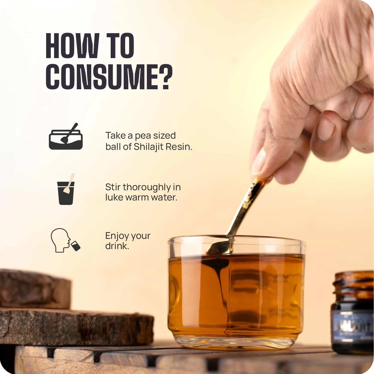 OEM/ODM 100% Pure Shilajit Resin with Rich Humic Fulvic Acid Himalayan Shilajit Resin