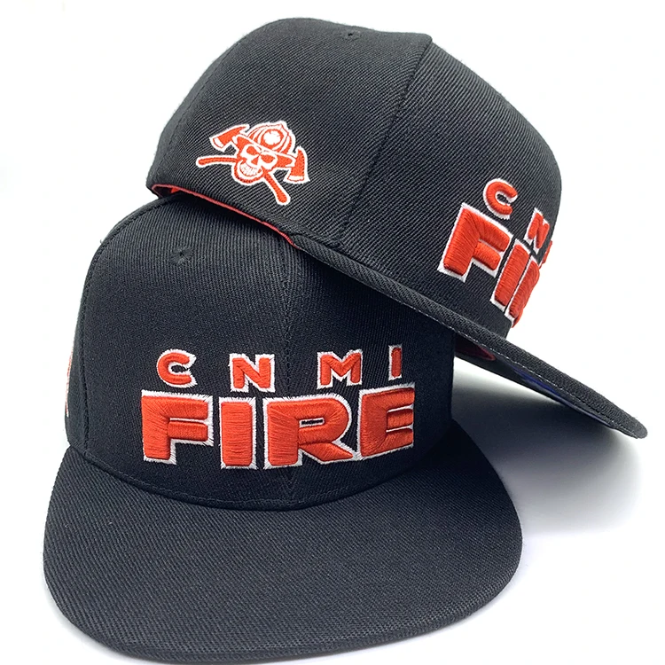 OEM Factory hats custom logo embroidered wholesale black baseball caps for men