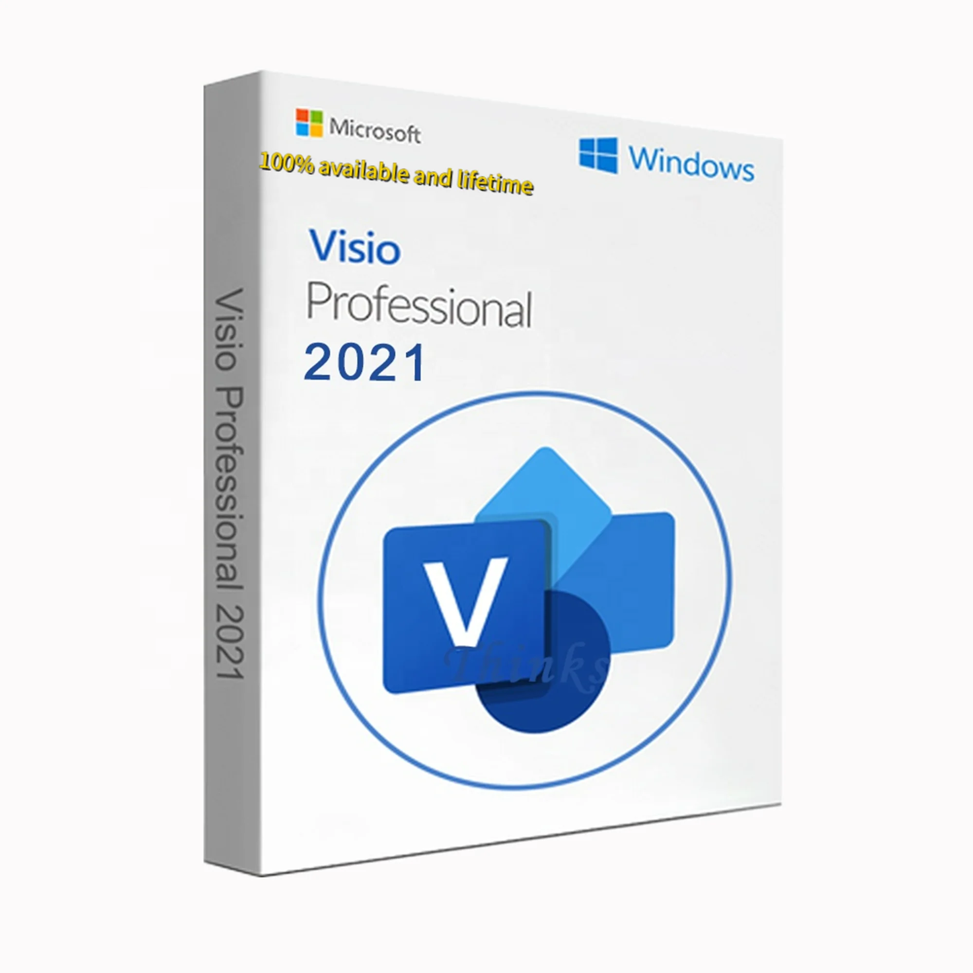 Visio 2021 pro ключ 100% онлайн Активация visio профессиональный он-лайн цифровая Лицензия отправить компакт-диска (цифрового