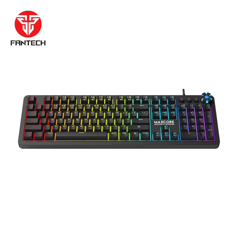 New Fantech MK852 RGB 20 Modes Cheap Macro Mechanical Keyboard Gaming