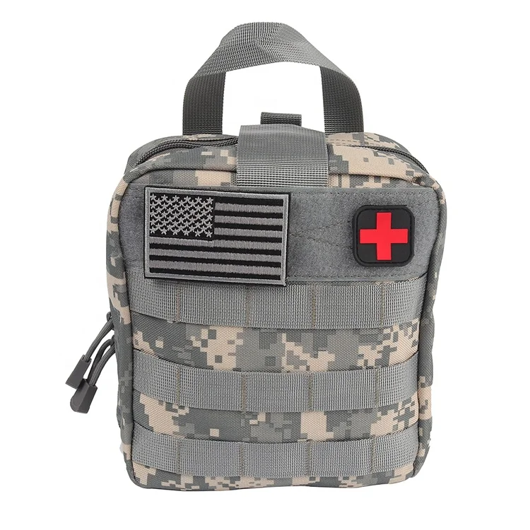 Hot Selling Tactical Molle Pouch Outdoor Hiking First Aid Kit Emergency Survival First Aid Kit Bag