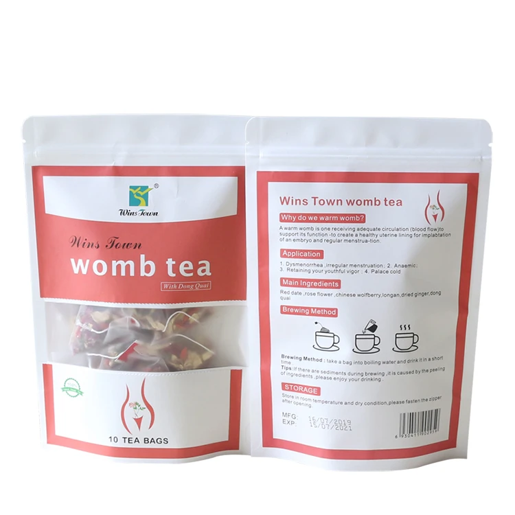 Woman Womb Detox Tea Female  Natural Herbal Fertility Tea Rose Flower Flavored Tea