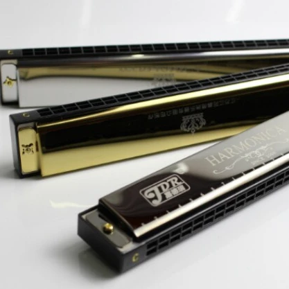  High quality 24 hole polyphony C tone beginners harmonica for