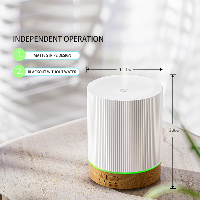 Wholesale Ultrasonic Aroma Diffuser 7 Colors LED Light Essential Oil Scent Ceramic Air Humidifier For Bedroom Hotel