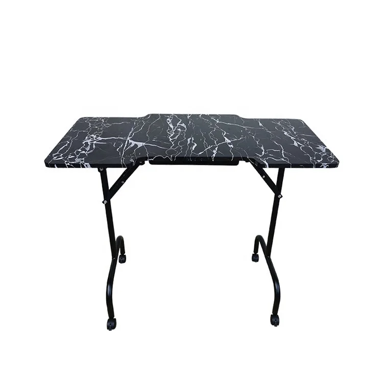 2021 Hot sale folding nail table cheap manicure table nail station