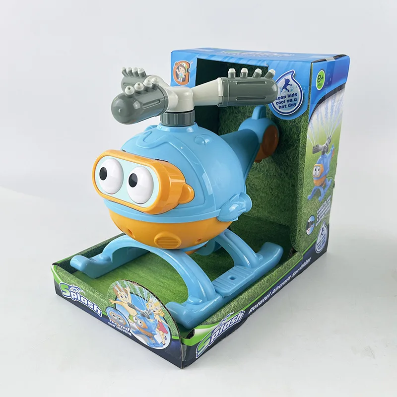 summer crazy water toy spray outdoor sprinkler game toys for kid helicopter