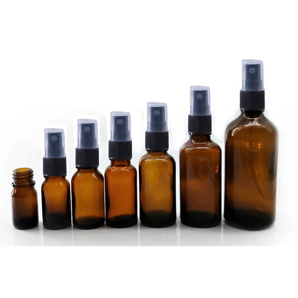 Premium perfume spray bottles 10ml 15ml 20ml 30ml 100ml mist spray amber clear glass bottle 50ml wholesale