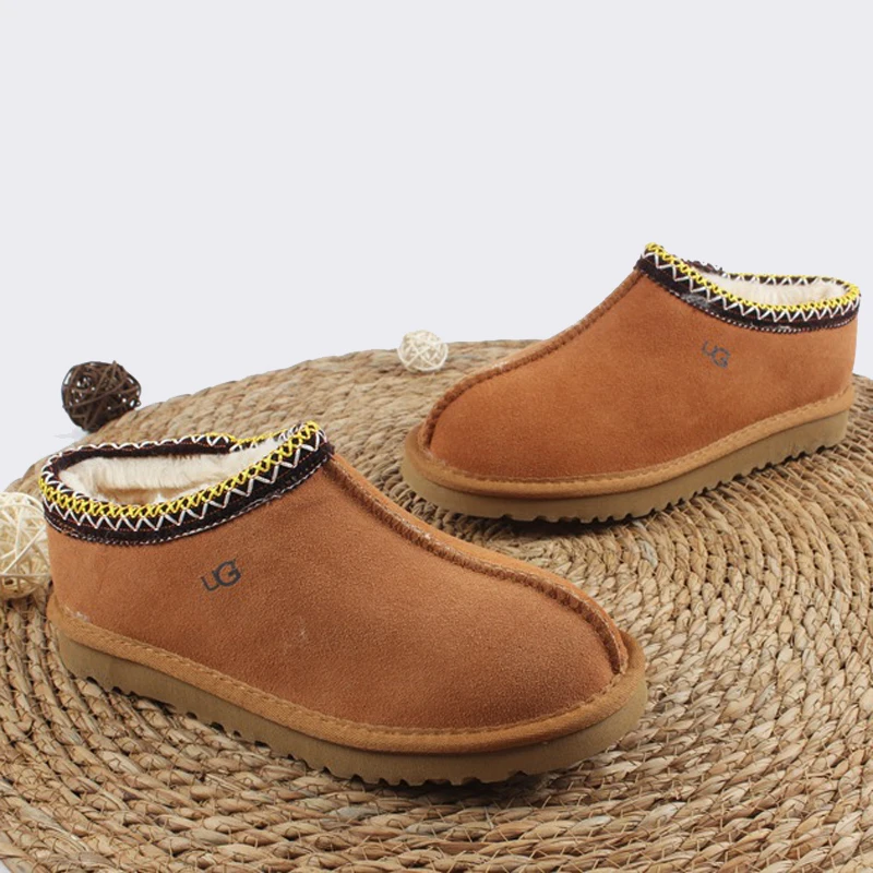 New Retro Ankle Snow boots for women in winter new fashion toe-toe slippers platform thick-soled warm cotton shoes for women