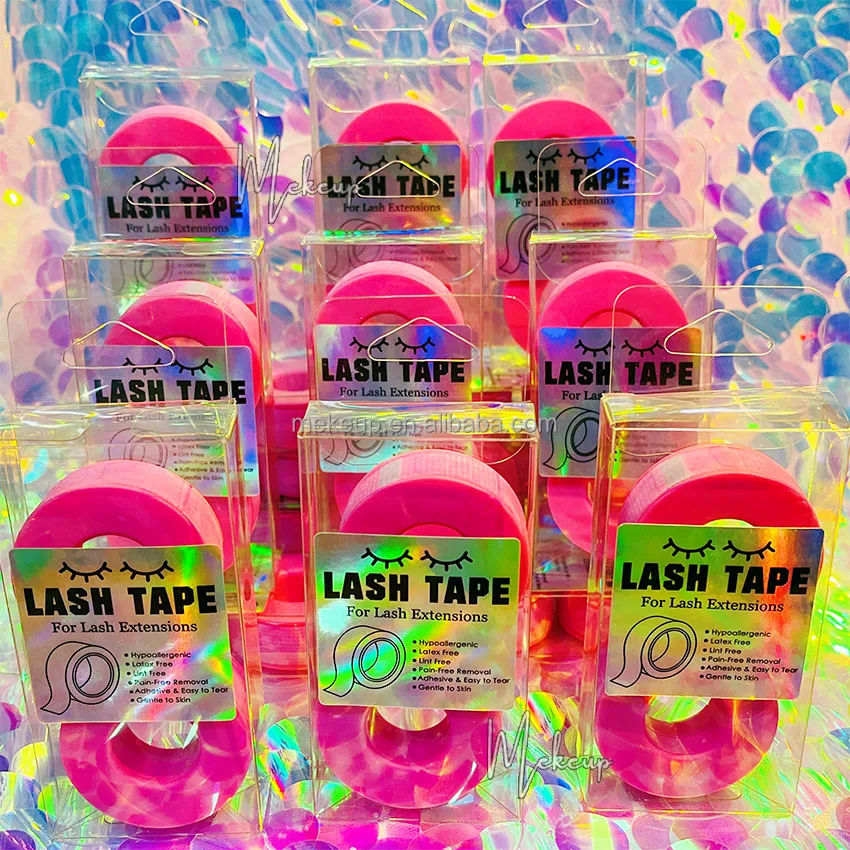 Waterproof Plaster 3m Pink Skin Sensitive Extension Adhesive Medical Eyelash Lash Tape Silicon Gel