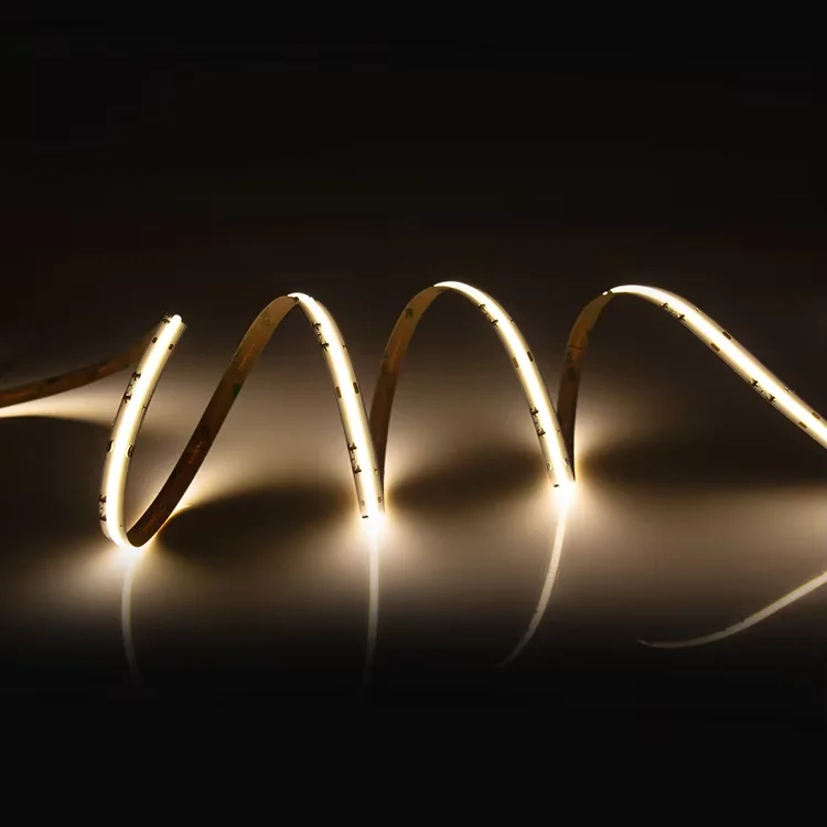 Hot sale cob led strip light dimmable three colour flexible ce rohs Double Color cct cob led strip