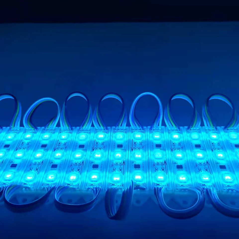 Светодиодный модуль 3smd с дистанционным управлением полноцветные модули светодиодов smd5050 WS2811 RGB