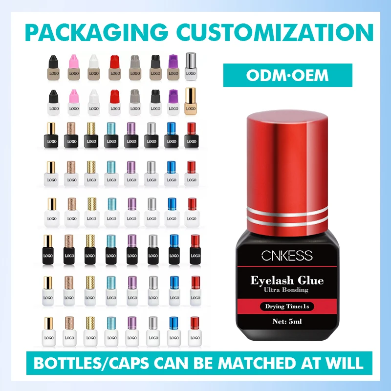 Fast Dry Eyelash Extension Adhesive Cruelty Free Strong Lash Glue High Quality Custom 1 Seconds Opp Bag Eyelash Glue Uv Led