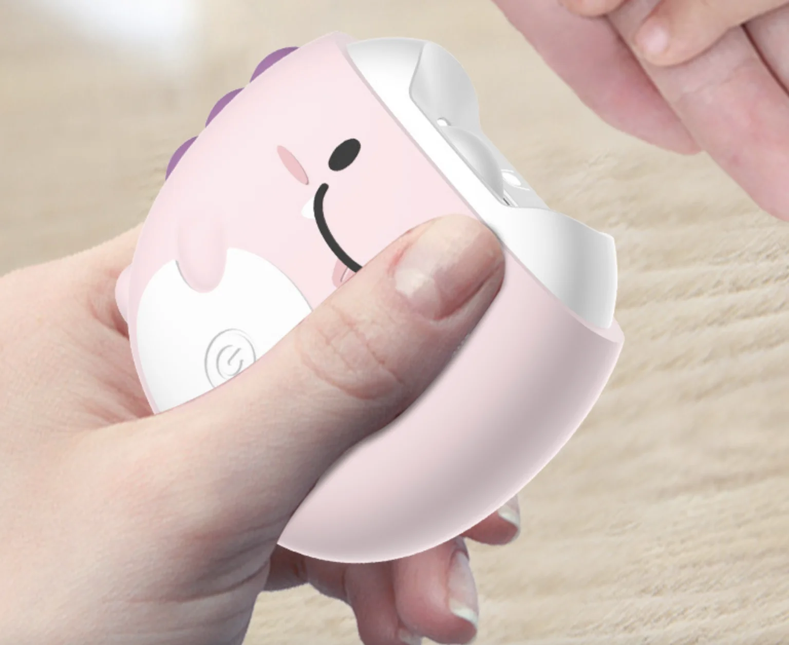 Silica electric nail clipper for baby dinosaur design nail clippers kids