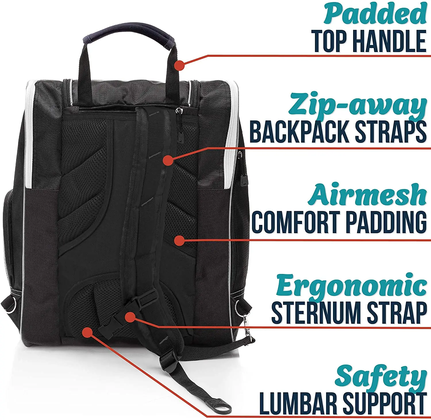 Ski Boot Bag Waterproof Ski Equipment Bag Skiing and Snowboarding Travel Backpack for Stores Gear