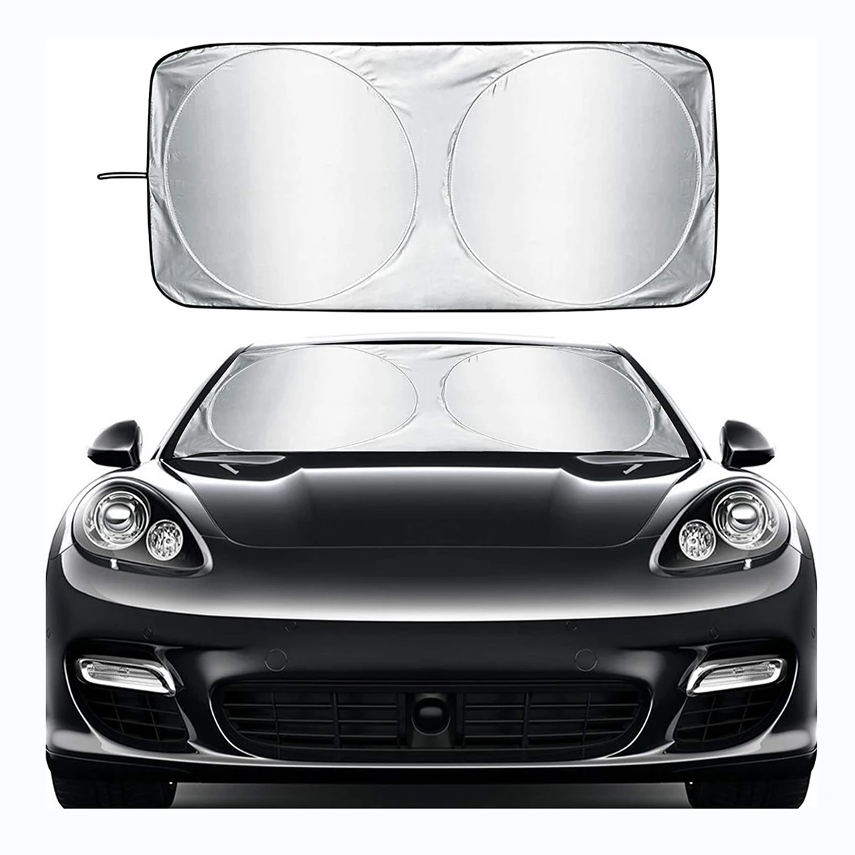 Promotional Car Gifts Universal Car Side Window Sunshade Cover Stretch Front Window UV Protection Car Sun Shade Suitable