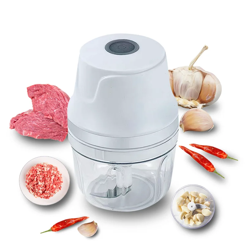 High-power wireless kitchen multifunction food processor grinder masher meat onion ginger cordless garlic electric chopper