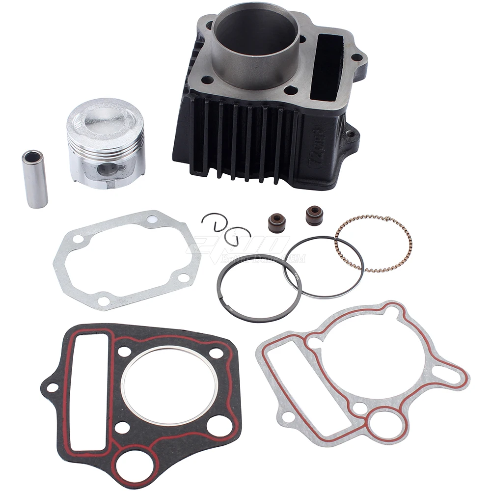 Комплект поршней цилиндра 70cc для Honda ATC70, CRF70F, CT70, C70, TRX70, XR70R, S65, 12101-GB0-910, 12101-087-000, плоские верхние поршни только для ATV P