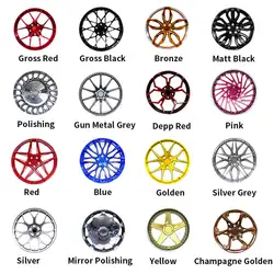 WRS459 Custom Private Black Straight Spoke 18 Inch Rims Deep Rim Alloy Aluminum Wheel For Car Racing