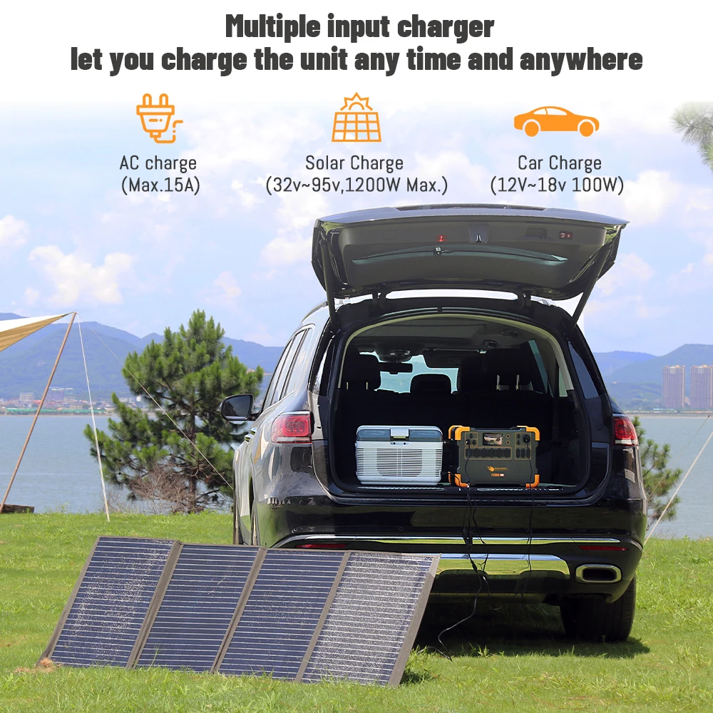 2000W 3000W solar generator 500W  Office UPS Backup Power Portable Solar Generator solar power battery charger case